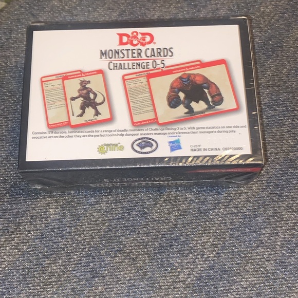 Classic Dungeons and Dragons Monster Card Box Set. Challenge 0-5. New. Sealed. - Picture 7 of 10